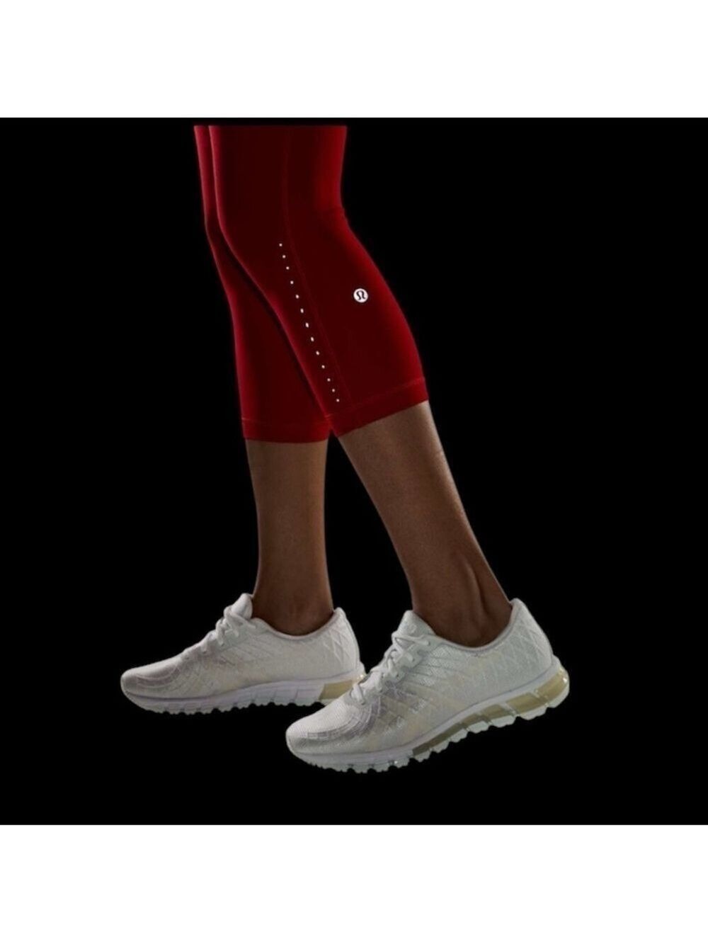 LULULEMON Dark Red Swift Speed High Rise Crop 21” size 0 - Picture 5 of 12